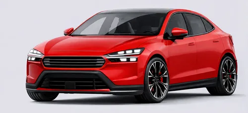 Red car